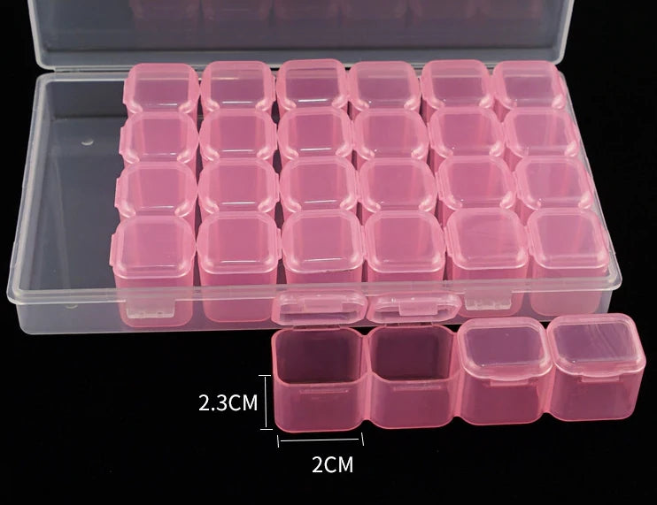 28 Compartment Storage Box – Various Colors