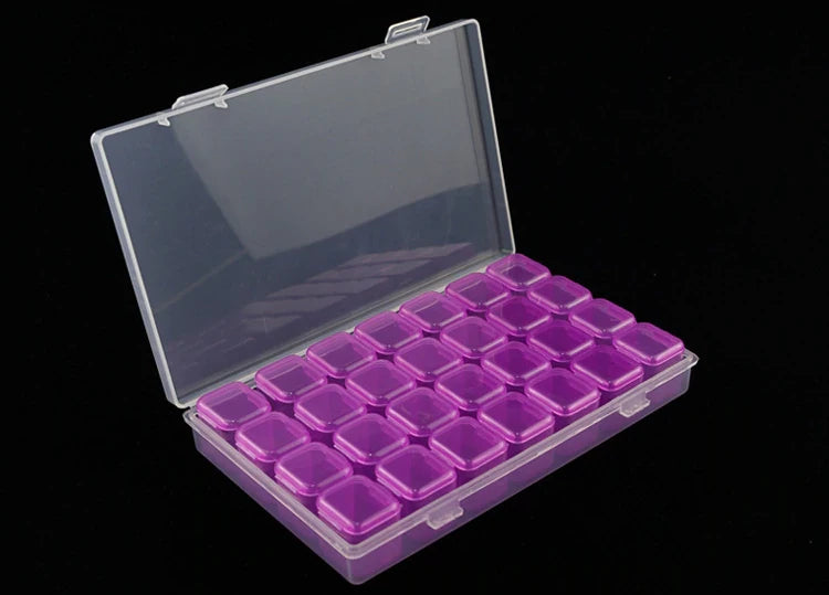 28 Compartment Storage Box – Various Colors