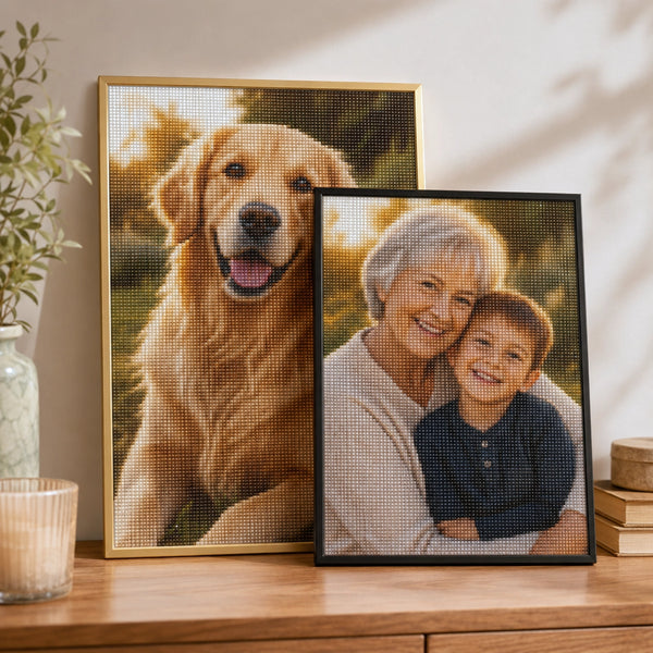 Premium Aluminum Photo Frame in 4 colors - Diamond Painting