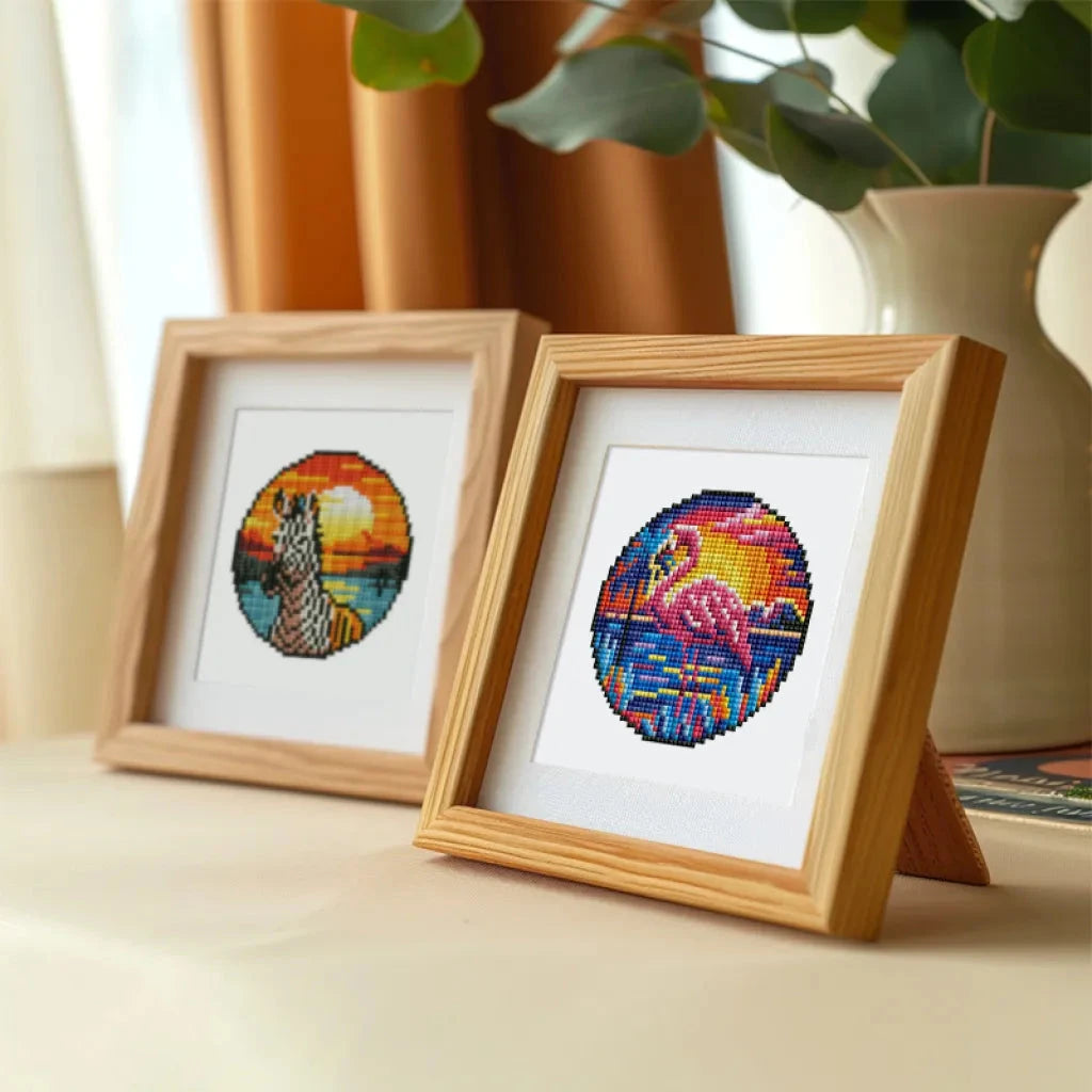Animal Mix Mini Diamond Painting set (4 pieces)