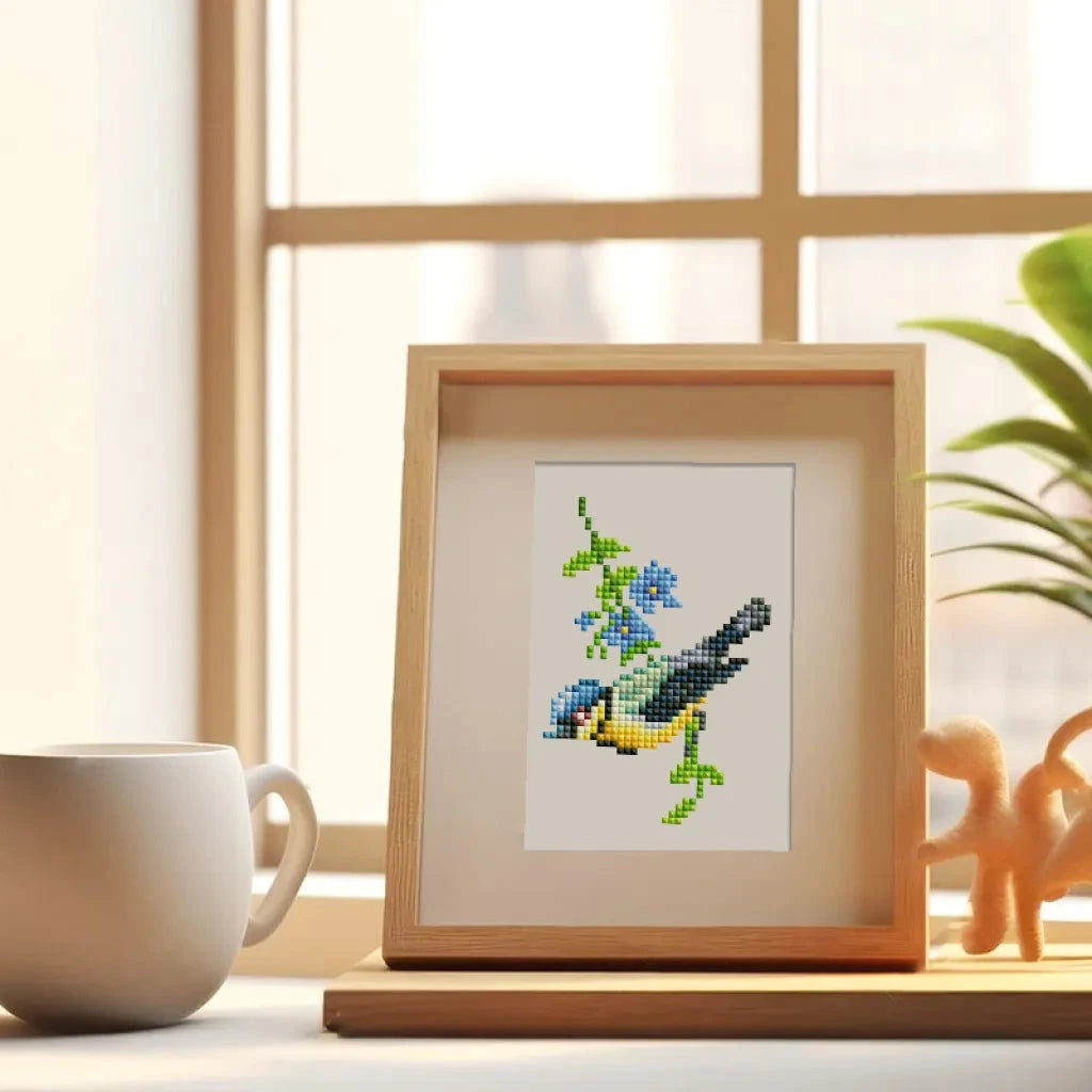 Birds Mini Diamond Painting Set (12 pieces)