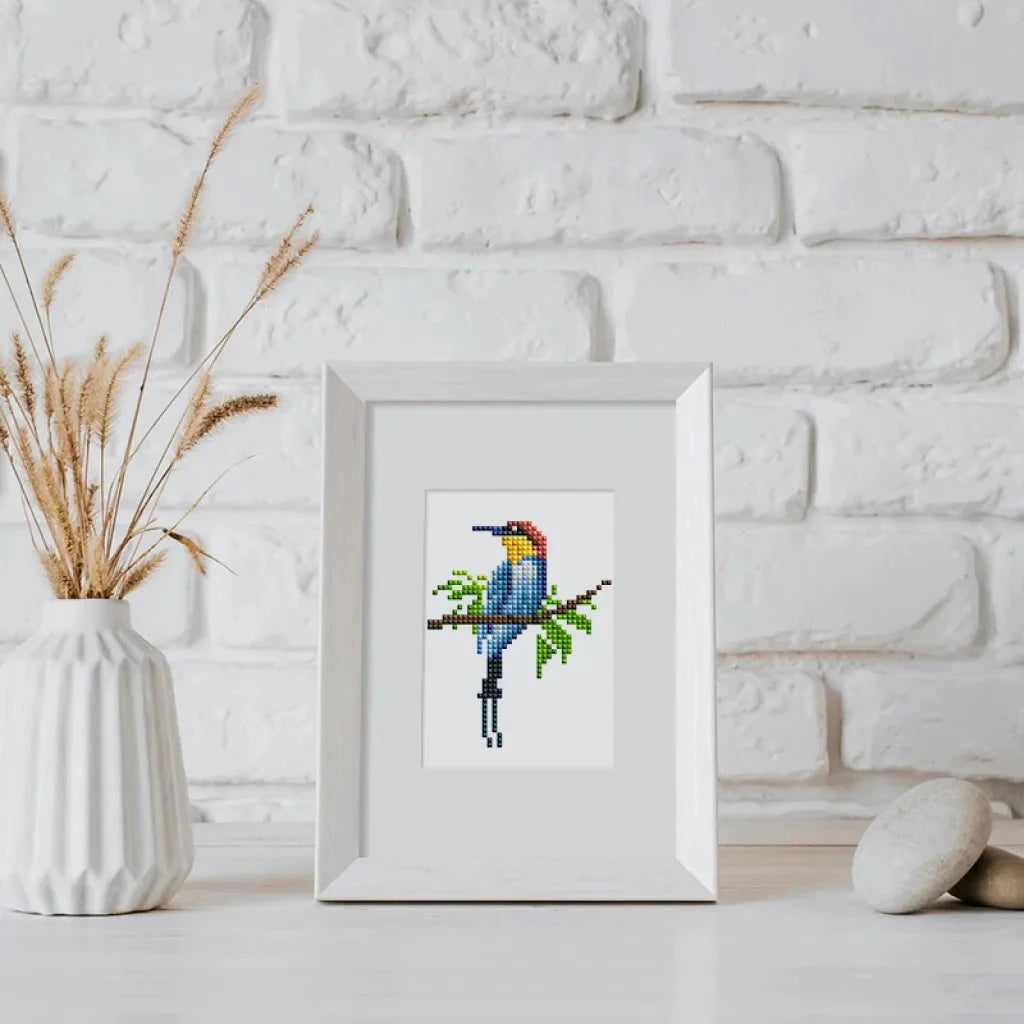 Birds Mini Diamond Painting Set (12 pieces)
