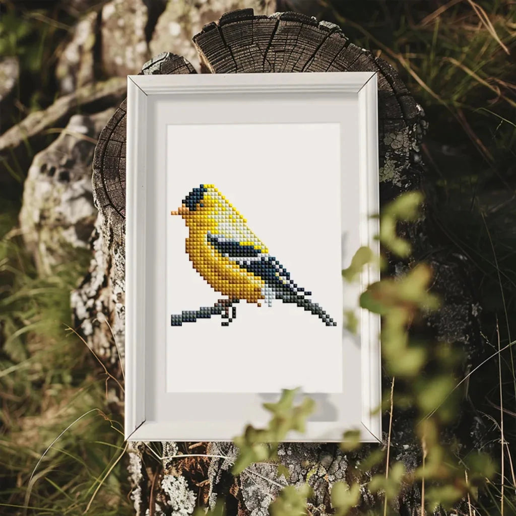 Birds Mini Diamond Painting Set (12 pieces)