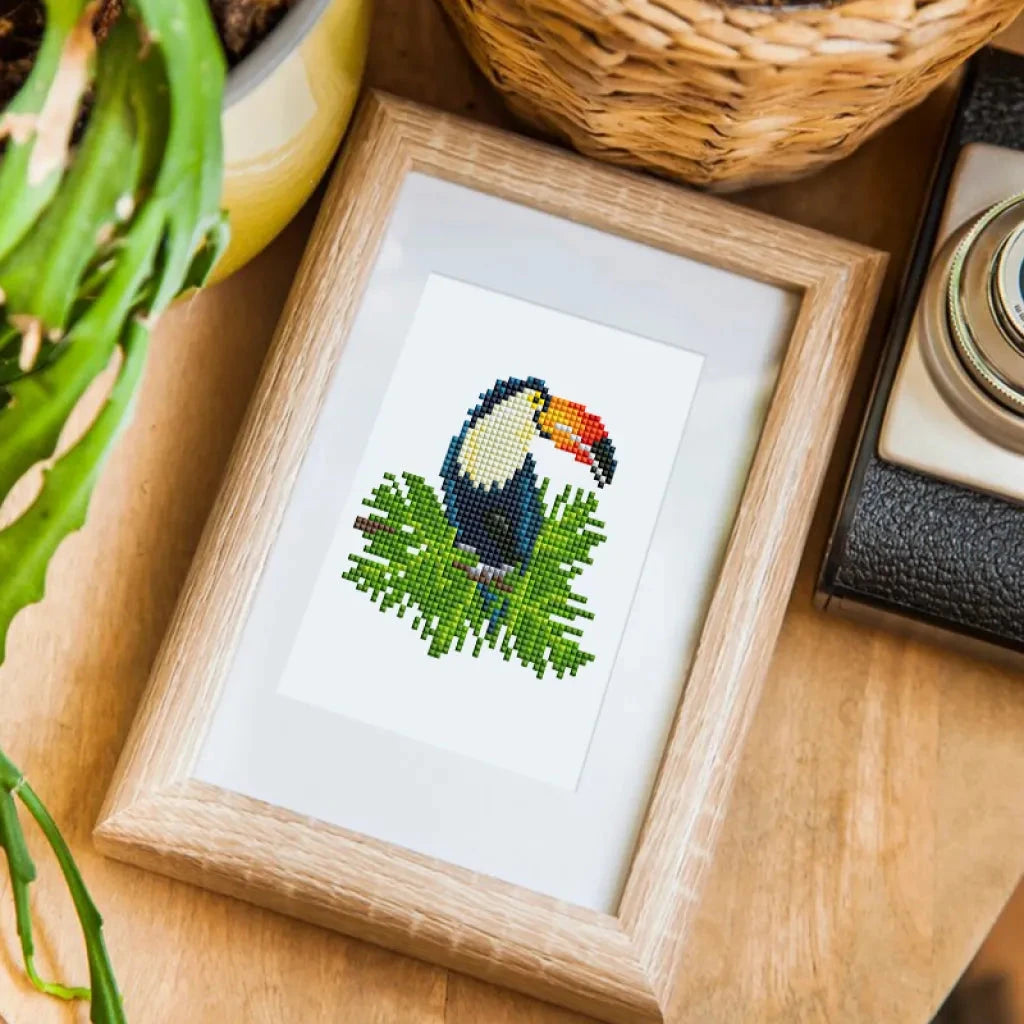 Birds Mini Diamond Painting Set (12 pieces)