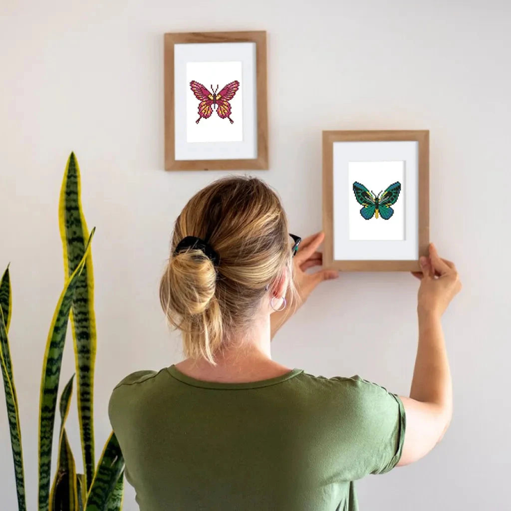 Butterflies Mini Diamond Painting Set (4 pieces)