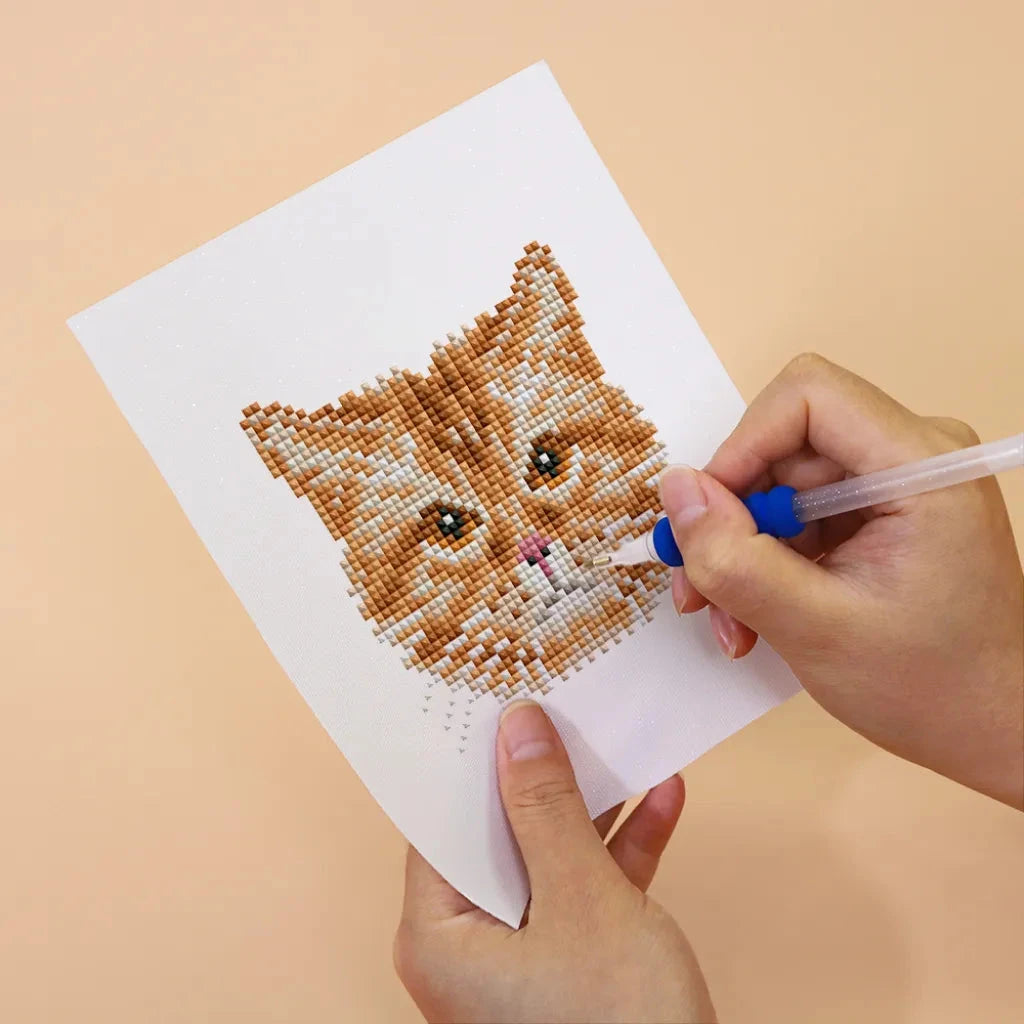 Cats Mini Diamond Painting Set (4 pieces)