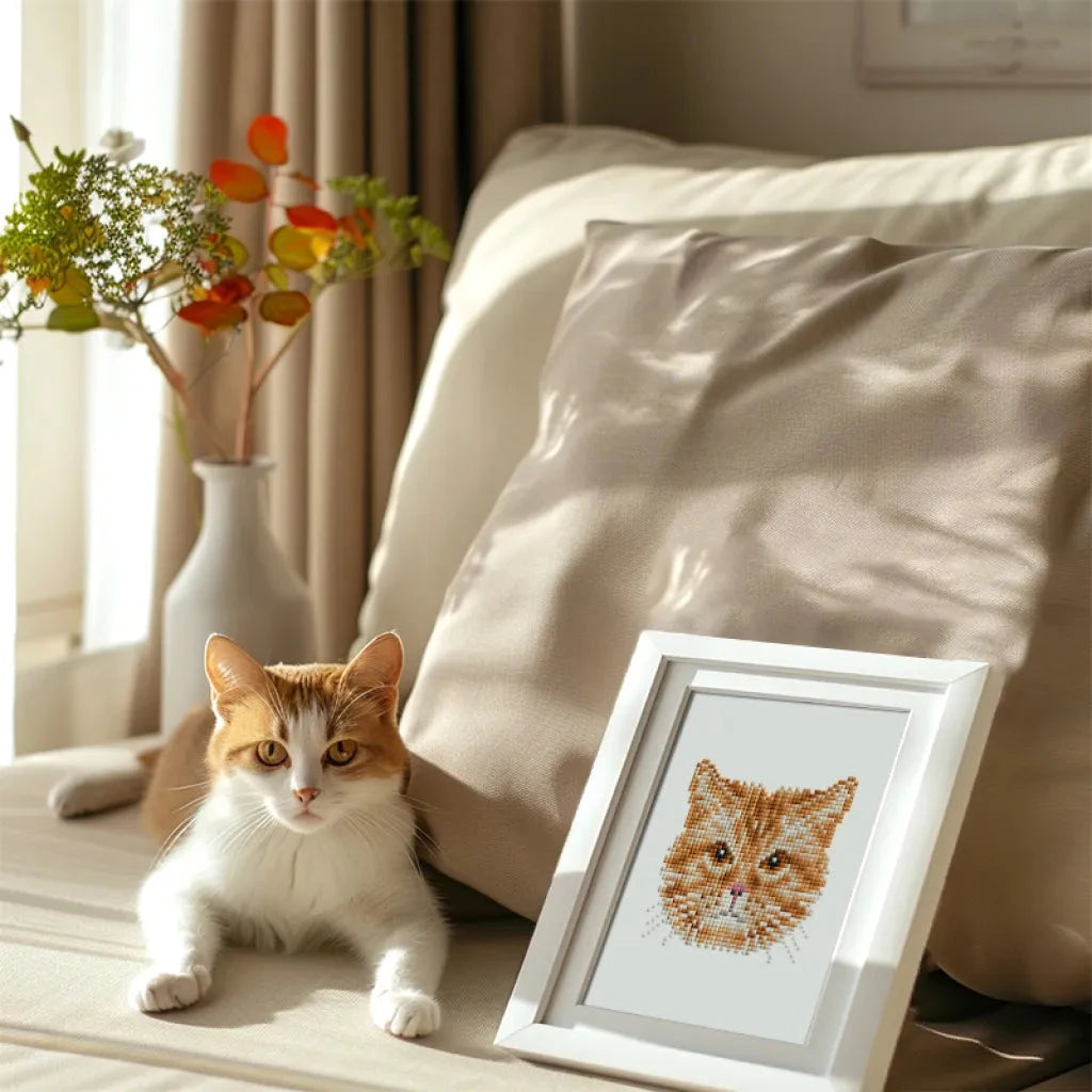 Cats Mini Diamond Painting Set (4 pieces)