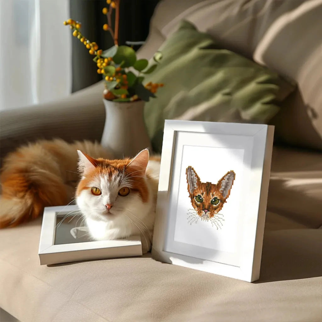 Cats Mini Diamond Painting Set (4 pieces)