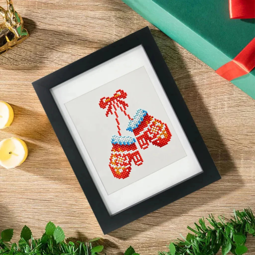 Christmas Mini Diamond Painting Version 1 - 12 Pieces