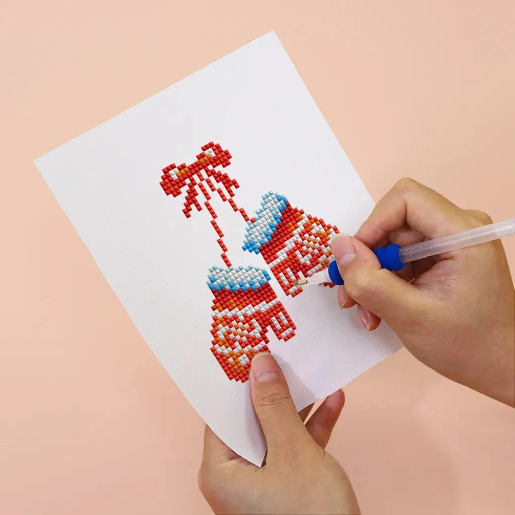 Christmas Decorations Mini Diamond Painting Set (6 pieces)