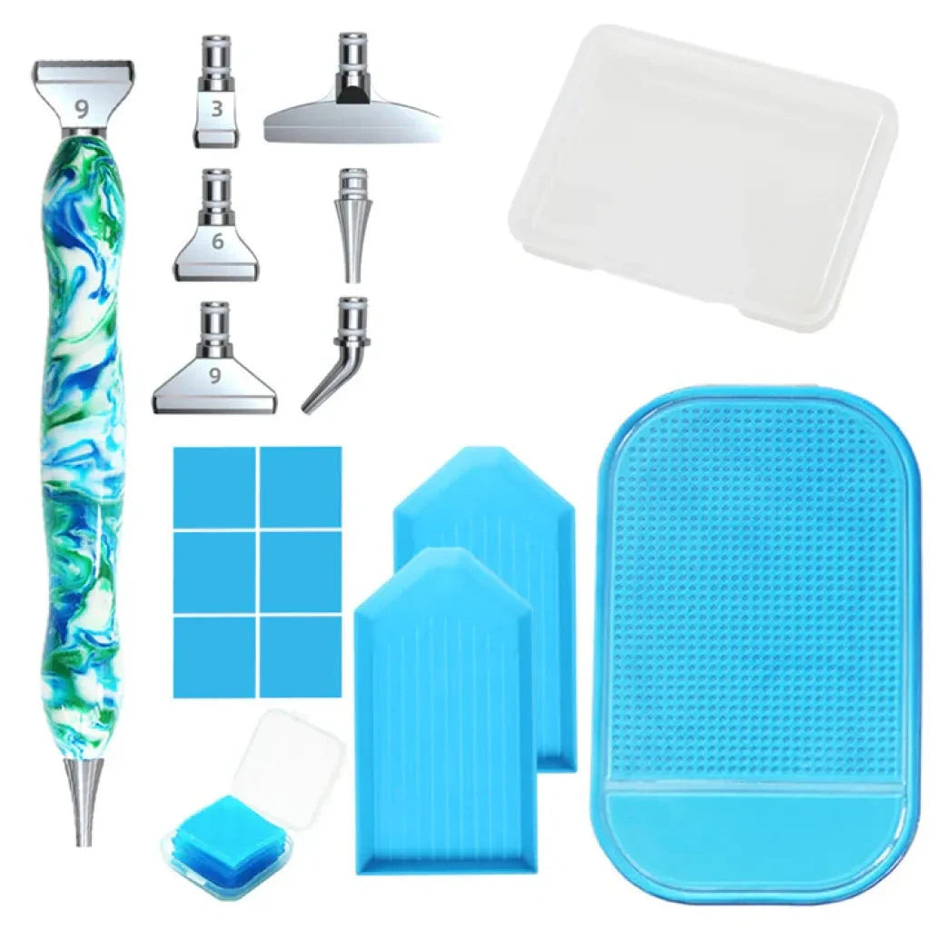 Diamond Painting Comfort Deluxe Set - Ergonomic Pen and Accessories