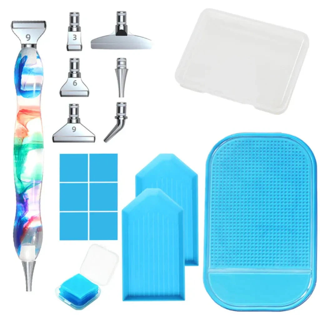 Diamond Painting Comfort Deluxe Set - Ergonomic Pen and Accessories