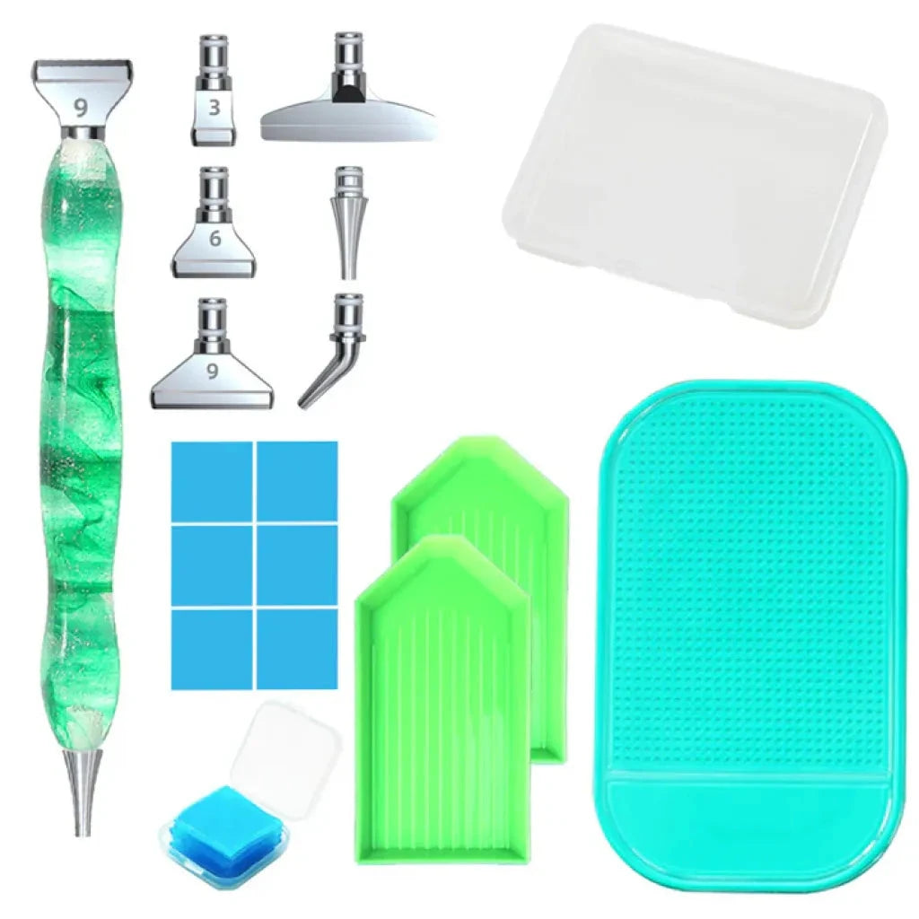 Diamond Painting Comfort Deluxe Set - Ergonomic Pen and Accessories
