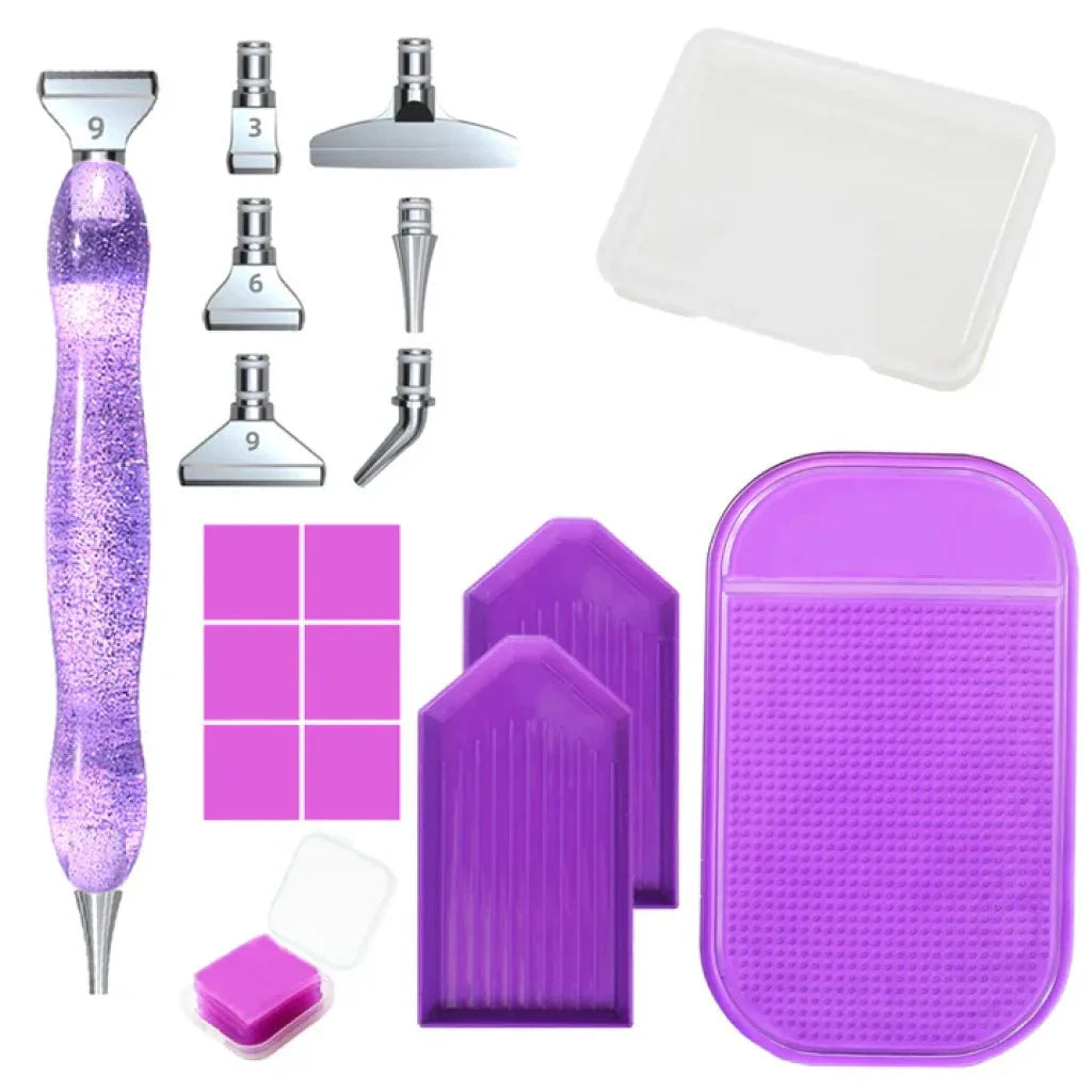 Diamond Painting Comfort Deluxe Set - Ergonomic Pen and Accessories