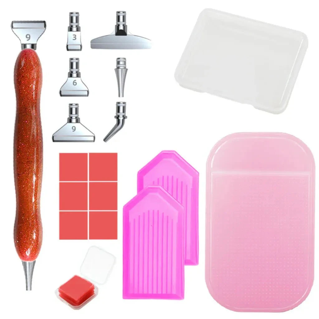 Diamond Painting Comfort Deluxe Set - Ergonomic Pen and Accessories