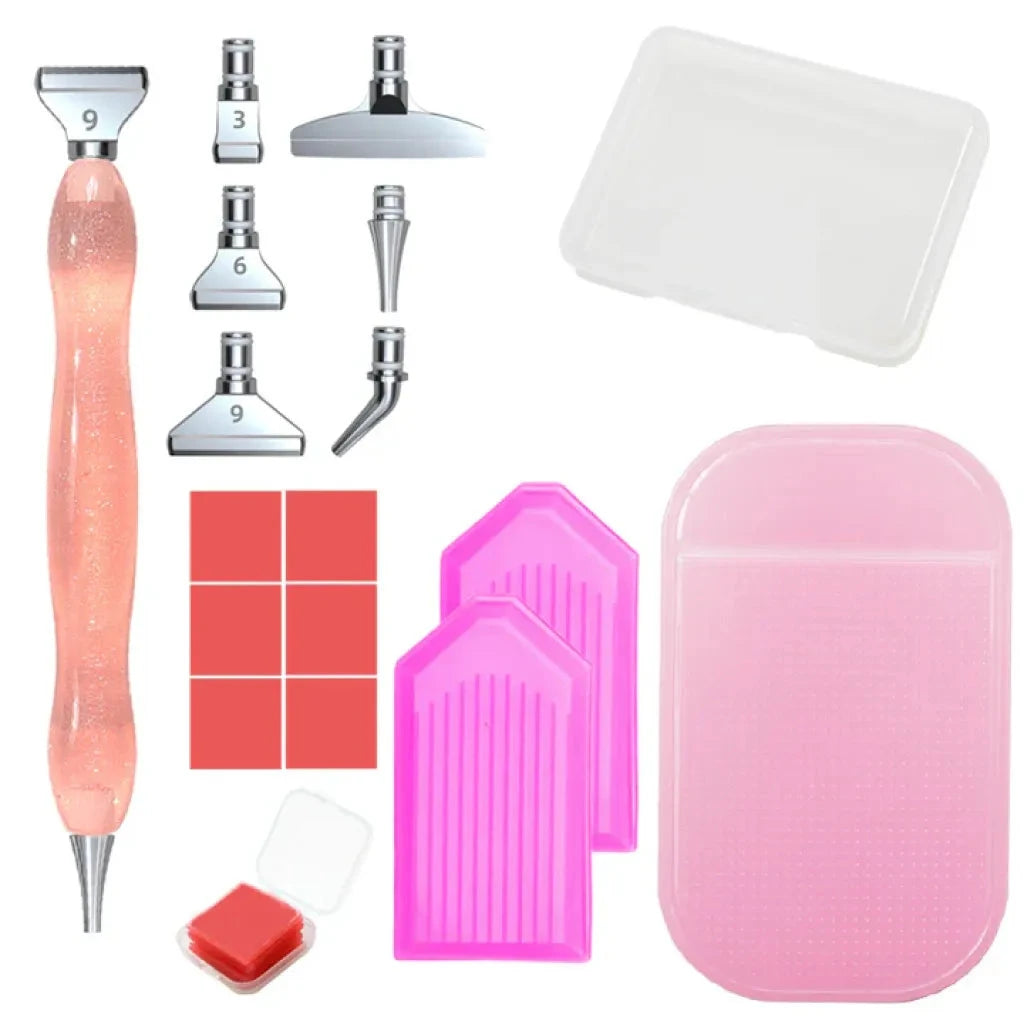 Diamond Painting Comfort Deluxe Set - Ergonomic Pen and Accessories