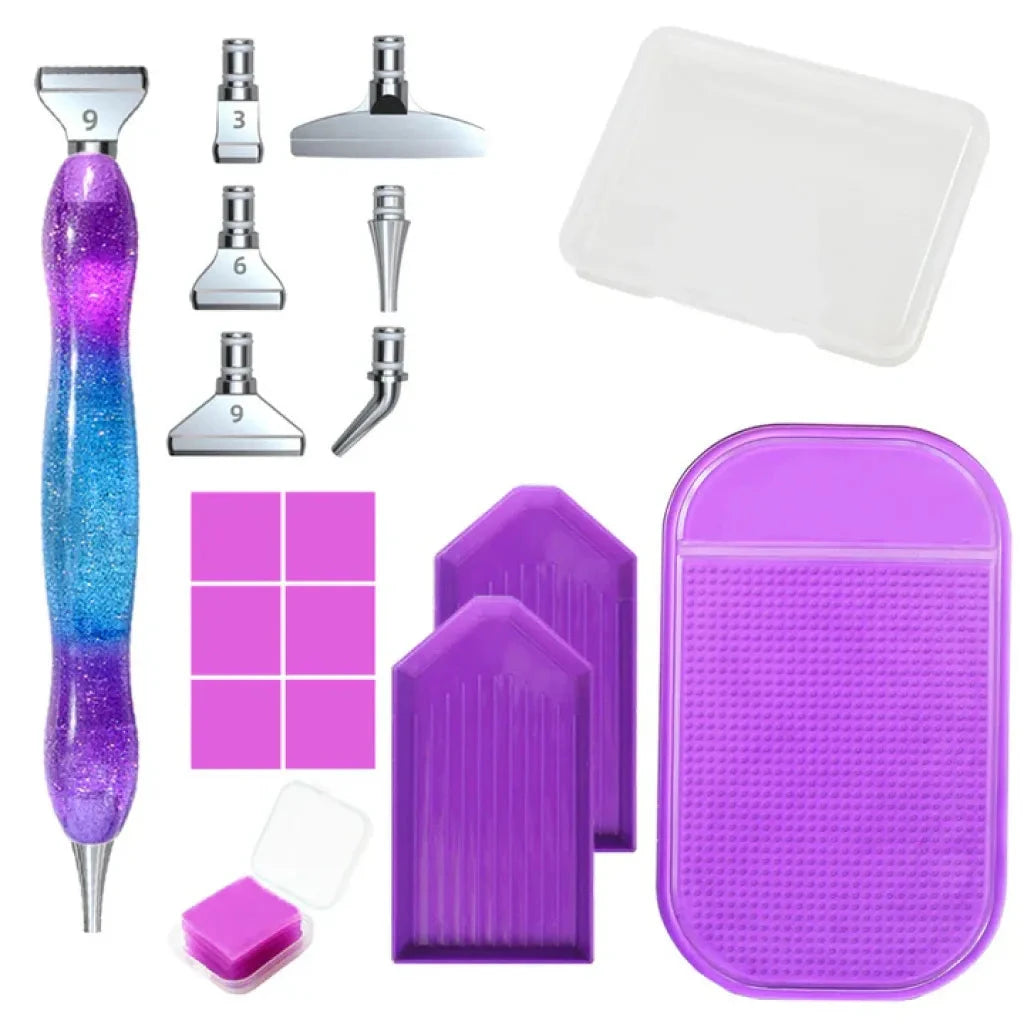 Diamond Painting Comfort Deluxe Set - Ergonomic Pen and Accessories