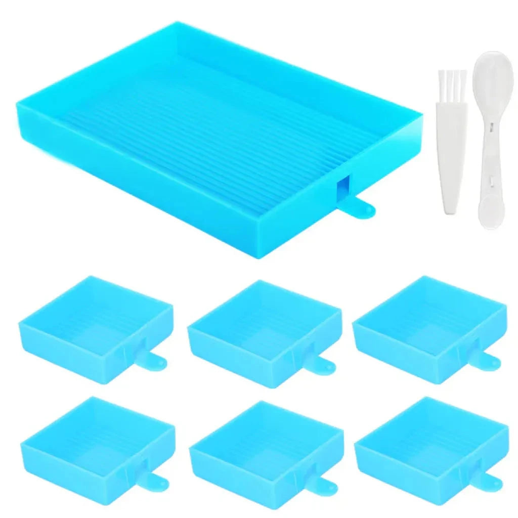 Diamond Painting Drill Tray with 6 Compartments