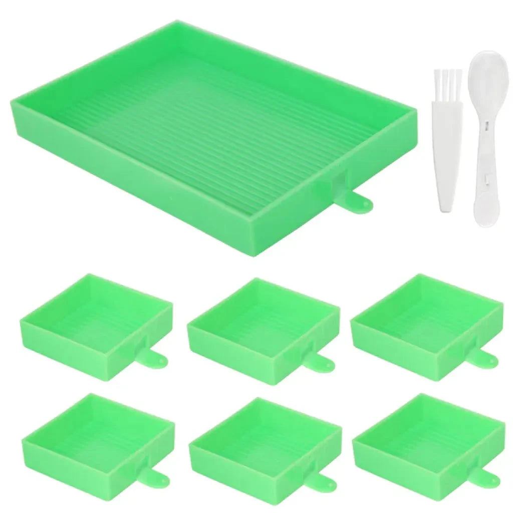 Diamond Painting Drill Tray with 6 Compartments