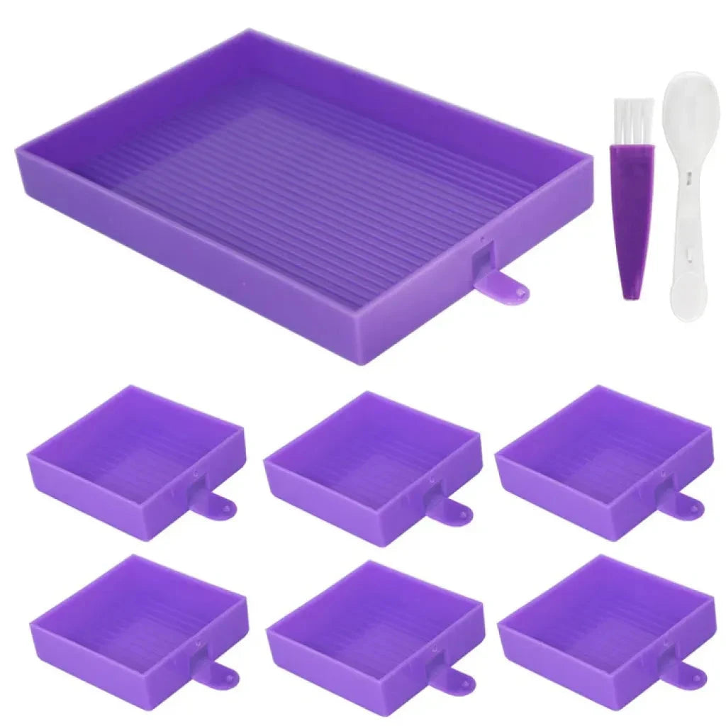 Diamond Painting Drill Tray with 6 Compartments