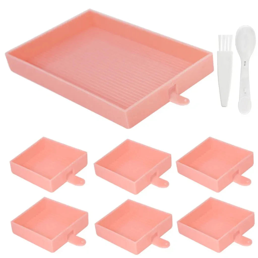 Diamond Painting Drill Tray with 6 Compartments