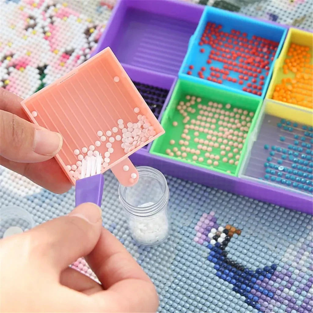 Diamond Painting Drill Tray with 6 Compartments