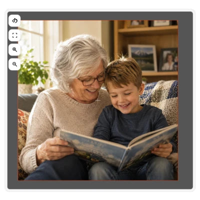Cropping and positioning the photo in the editor