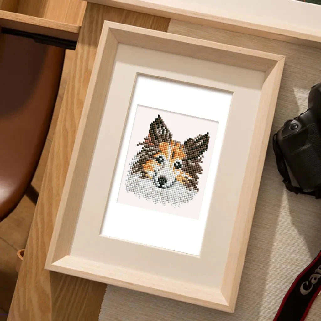 Dogs Mini Diamond Painting set (12 pieces)
