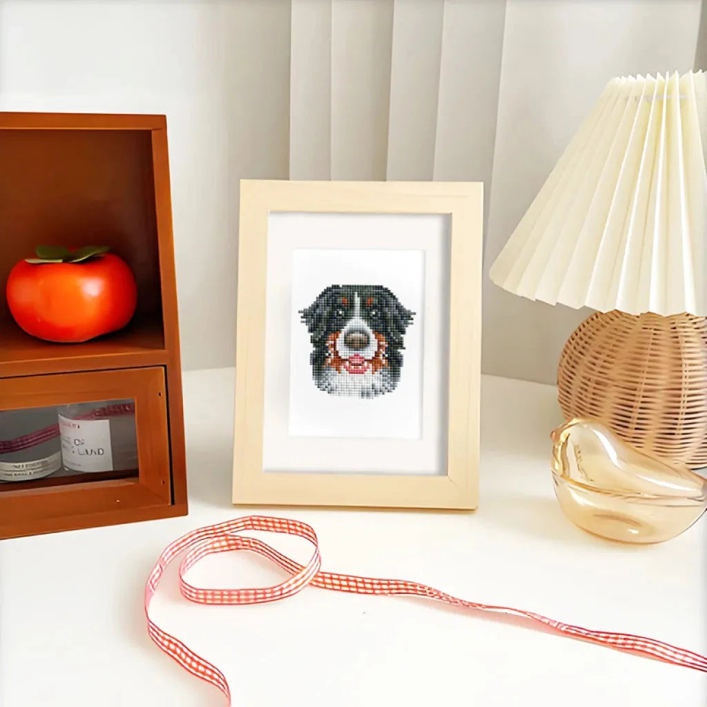 Dogs Mini Diamond Painting set (12 pieces)