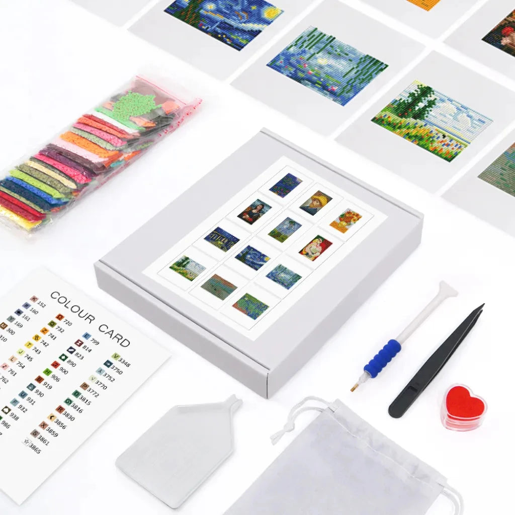 Artworks Mini Diamond Painting Set (12 pieces)