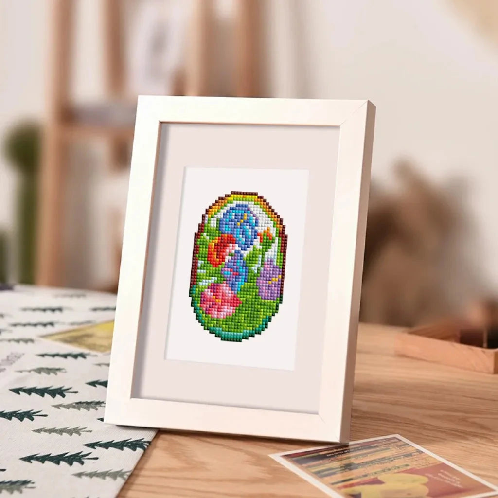 Flower Window Mini Diamond Painting set (12 pieces)