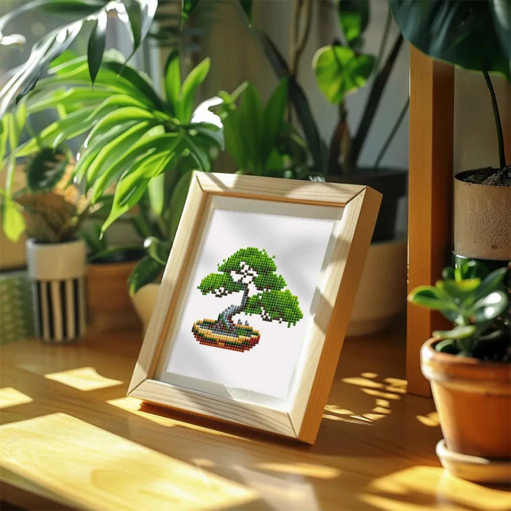 Houseplants Mini Diamond Painting Set (12 pieces)