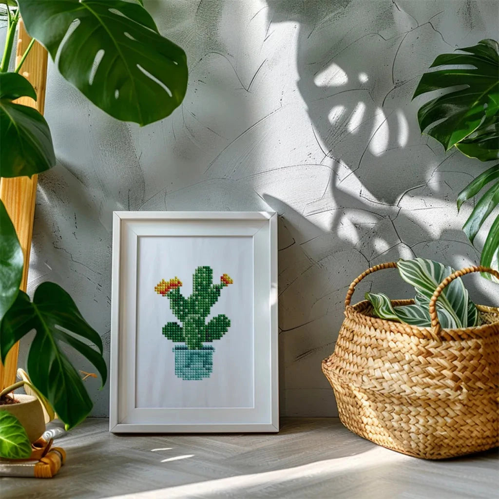 Houseplants Mini Diamond Painting Set (4 pieces)