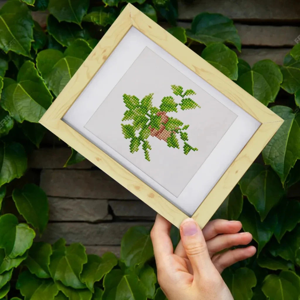 Houseplants Mini Diamond Painting Set (4 pieces)