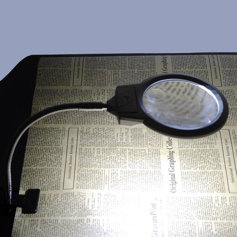 LED Lamp with Magnifier