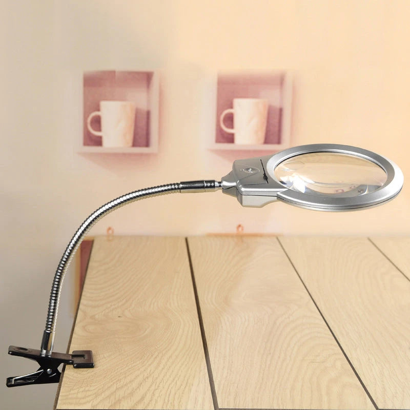 LED Lamp with Magnifier