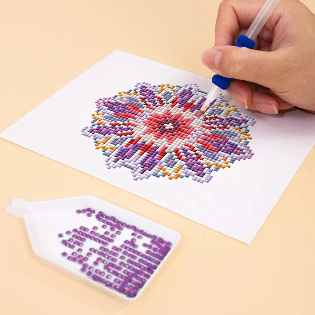Mandala Mini Diamond Painting Set (12 pieces)