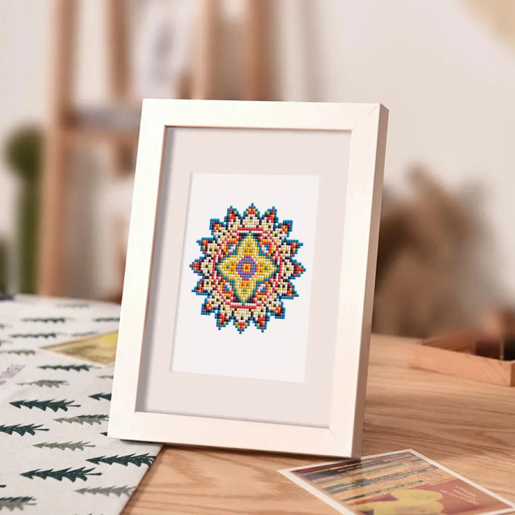 Mandala Mini Diamond Painting Set (12 pieces)