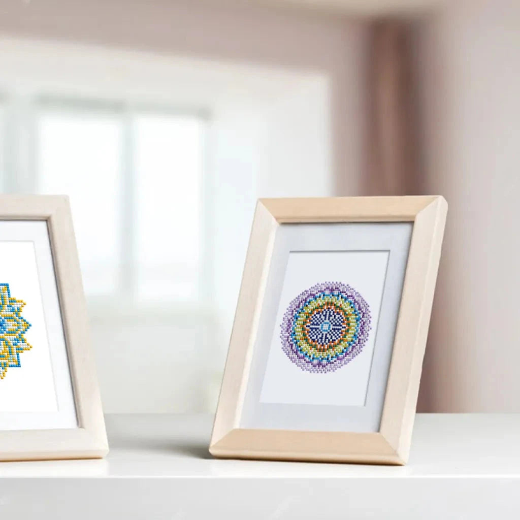 Mandala Mini Diamond Painting Set (12 pieces)