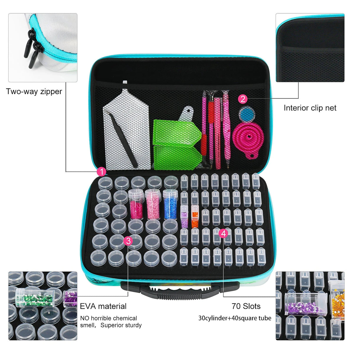 Mega Storage Case with Accessories