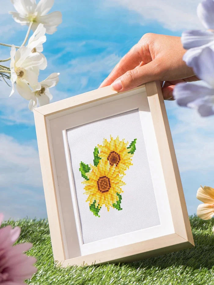 Flowers Mini Diamond Painting - Naturally Beautiful (12 Pieces)