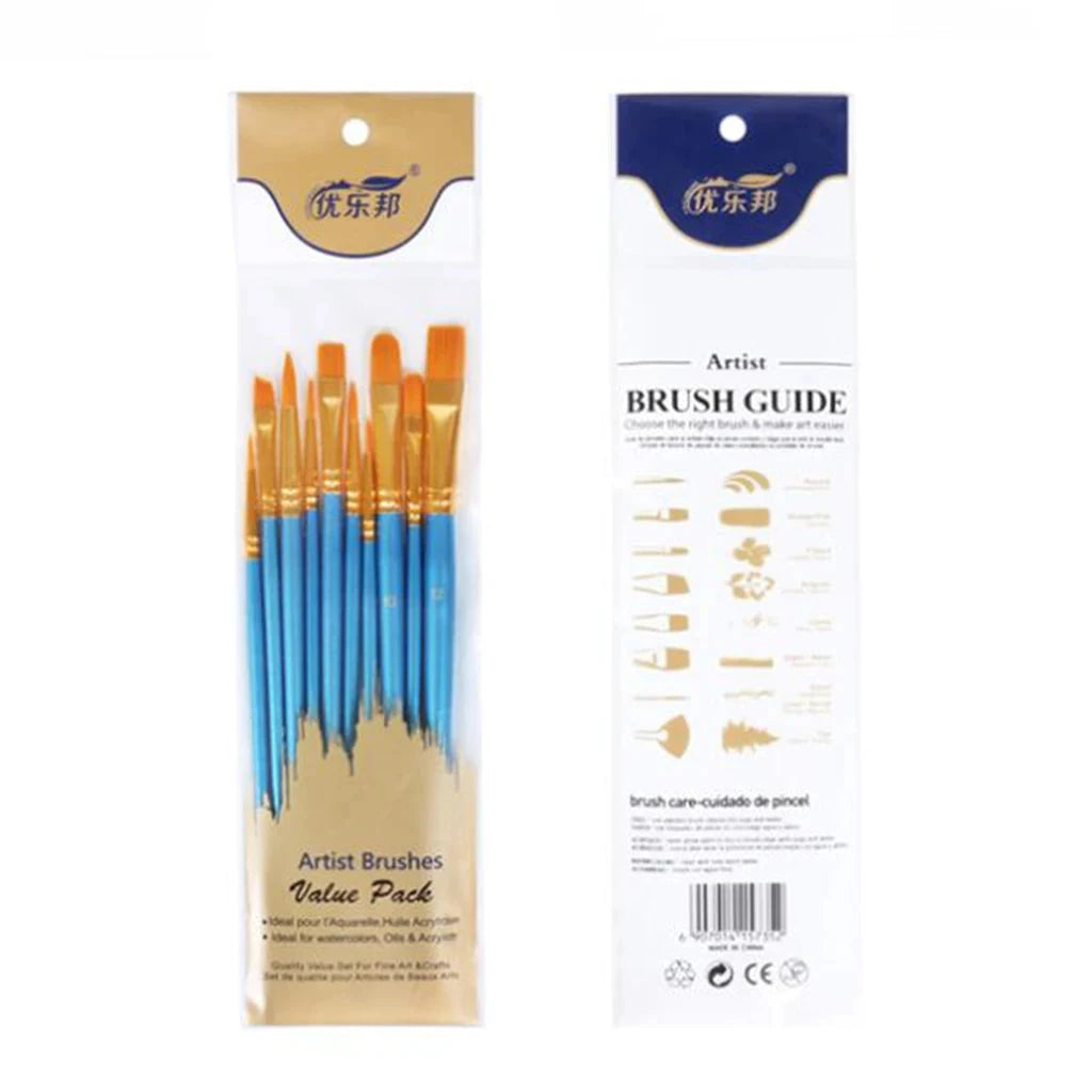 Quality Brush Set - 10-Piece