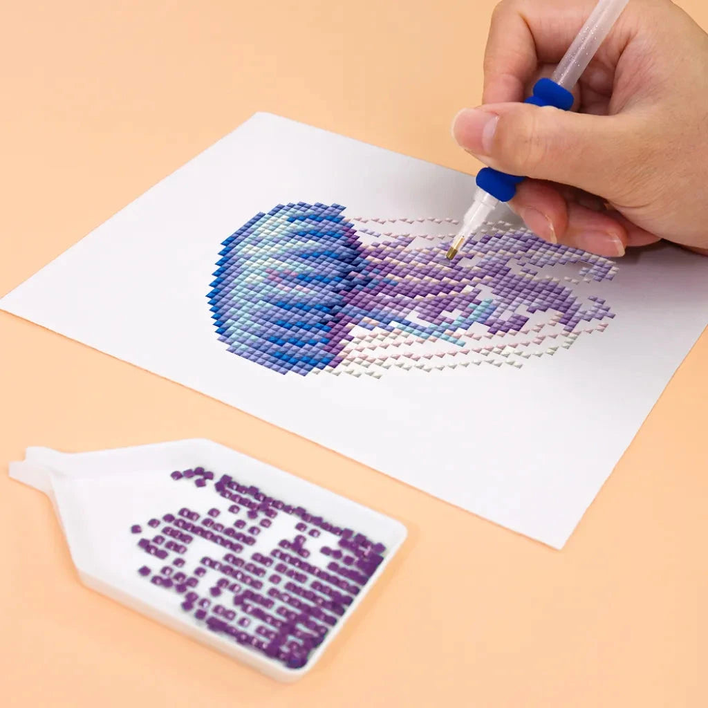 Sea Animals Mini Diamond Painting Set (12 pieces)