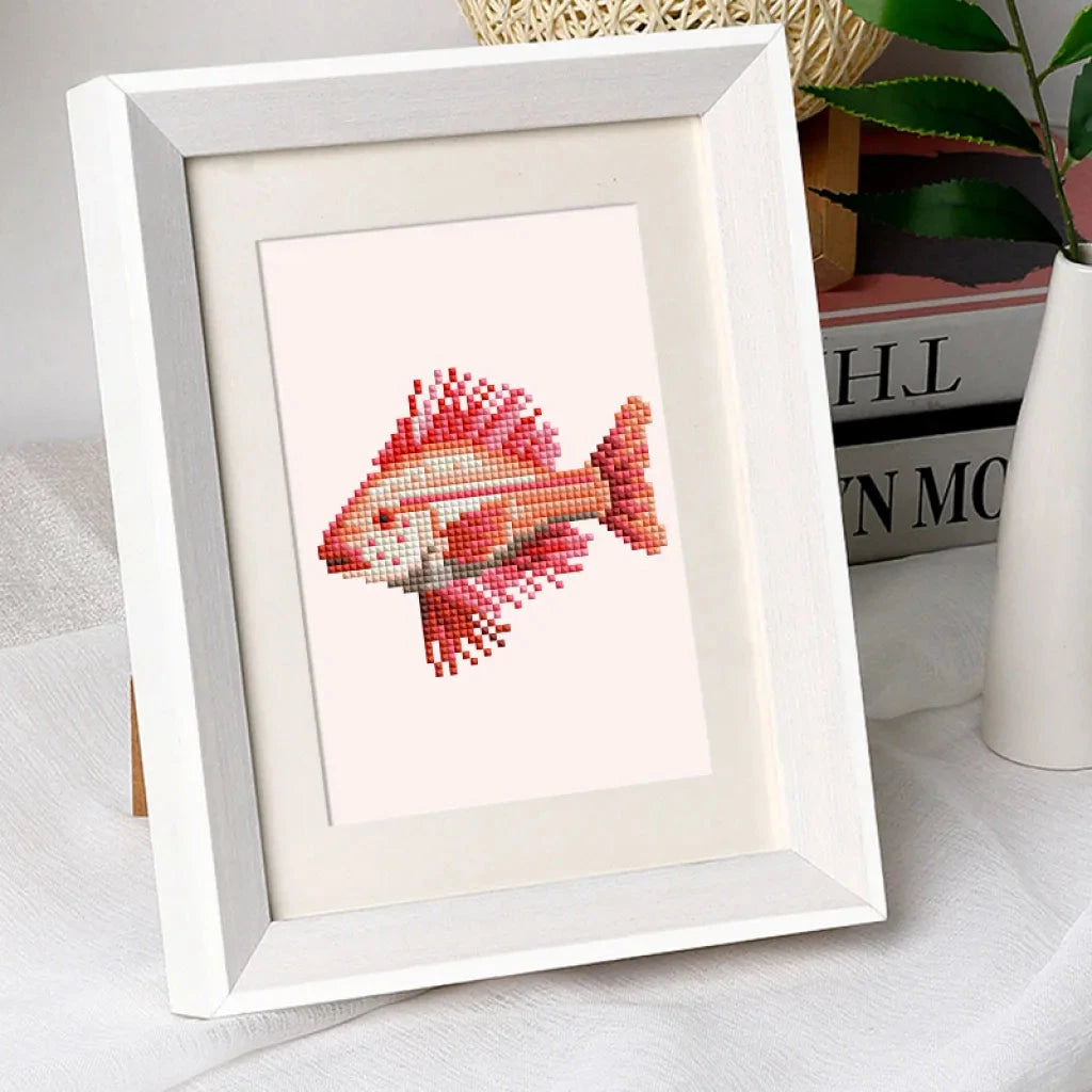 Sea Animals Mini Diamond Painting Set (12 pieces)