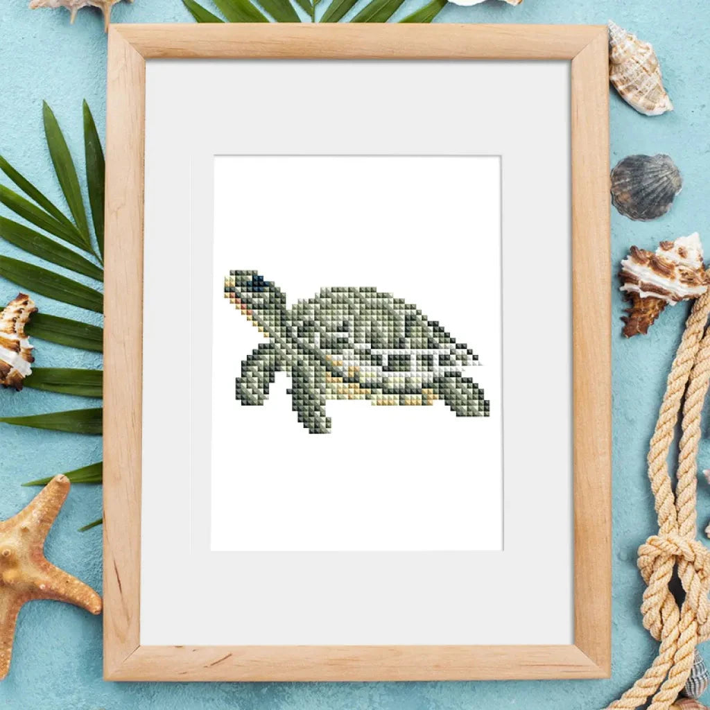 Sea Animals Mini Diamond Painting Set (12 pieces)
